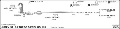 Układ wydechowy IMASAF 514000262