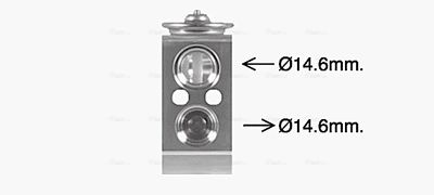 SUPAPA EXPANSIUNE CLIMA AVA QUALITY COOLING KA1320 1