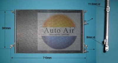 Condenser, air conditioning Auto Air Gloucester 16-6020