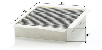 Cabinefilter met actieve kool past: JAGUAR S-TYPE II 2.5-4.2 01.99-12.08