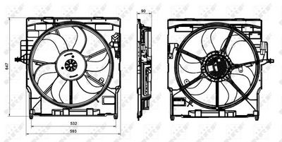 VENTILATOR RADIATOR NRF 47837 1