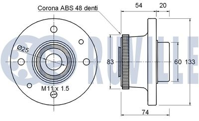 SET RULMENT ROATA RUVILLE 220144 1