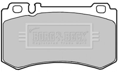 Комплект тормозных колодок, дисковый тормоз BORG & BECK BBP1916 для MERCEDES-BENZ SLR