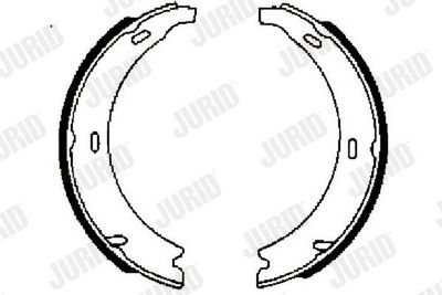 BREMSBACKENSATZ FESTSTELLBREMSE JURID 361262J 1