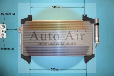 Condenser, air conditioning Auto Air Gloucester 16-9014