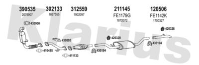 Układ wydechowy KLARIUS 362242E