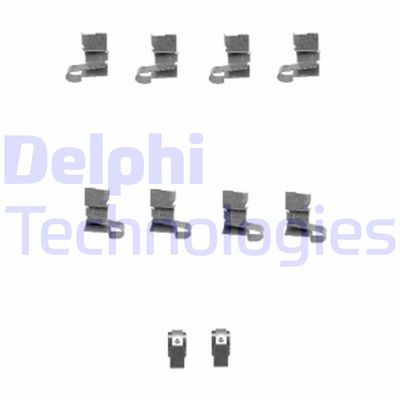 Комплектующие, колодки дискового тормоза DELPHI LX0432 для SUZUKI JIMNY