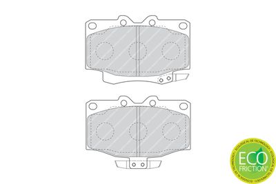 SET PLACUTE FRANA FRANA DISC FERODO FDB1504 1