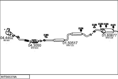 SISTEM DE ESAPAMENT MTS MITS65378A015366