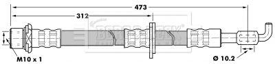 Brake Hose Borg & Beck BBH7222