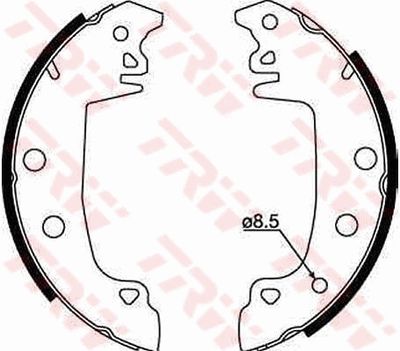 SET SABOTI FRANA TRW GS8317 1