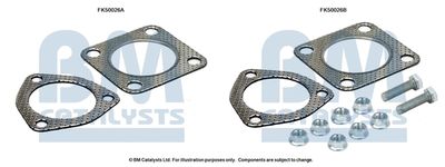 Монтажен комплект, изпускателна тръба BM Catalysts FK50026