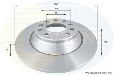 спирачен диск COMLINE ADC1471