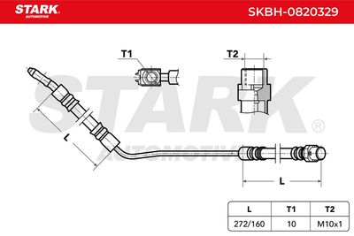 спирачен маркуч STARK SKBH-0820329