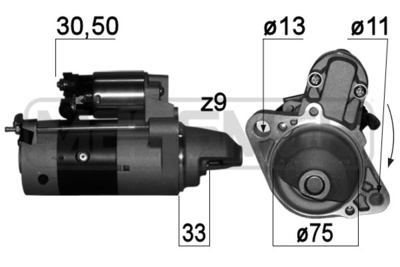 WILMINK GROUP WG2013329 Стартер  для HONDA FR-V (Хонда Фр-в)