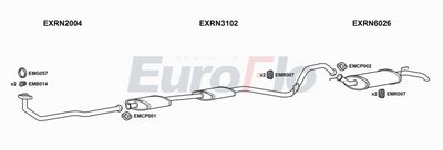 Układ wydechowy EUROFLO RNEXT147008A00