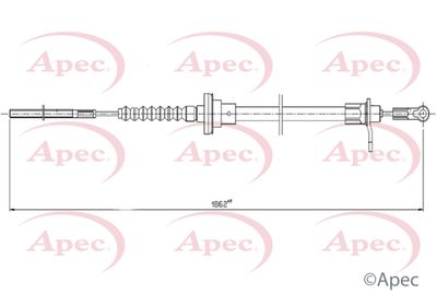Cable Pull, clutch control APEC CAB5027