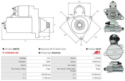 STARTER AS-PL S0637S 4