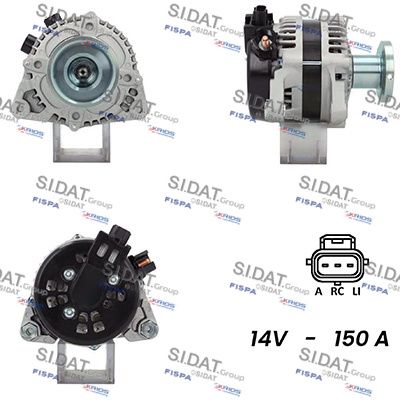 Генератор SIDAT A12DE0153A2 для FORD C-MAX