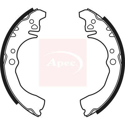APEC Brake Shoe Set SHU605