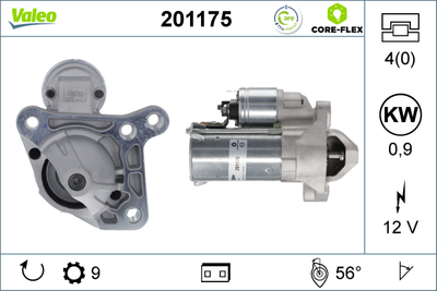 Стартер VALEO 201175 для RENAULT ESPACE