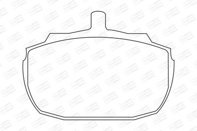 BREMSBELAGSATZ SCHEIBENBREMSE CHAMPION 571821CH 1