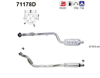 Katalizator AS 71178D