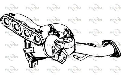 FENNO P8065CAT Катализатор  для MAZDA 3 (Мазда 3)