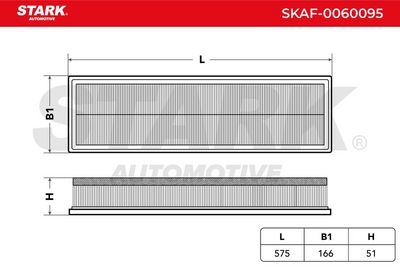 въздушен филтър STARK SKAF-0060095