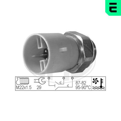 COMUTATOR TEMPERATURA VENTILATOR RADIATOR ERA 330218