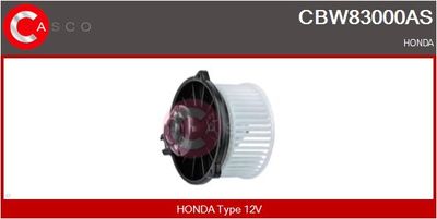 CASCO CBW83000AS Вентилятор салону для HONDA (Хонда)