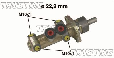 Главный тормозной цилиндр TRUSTING PF226 для RENAULT SAFRANE