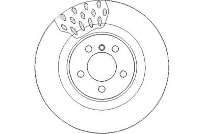 NATIONAL NBD1741 Тормозные диски  для LAND ROVER RANGE ROVER III (L322) 3.6 D 4x4