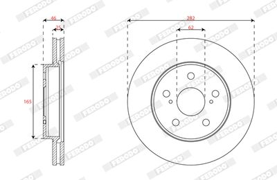 DISC FRANA FERODO DDF3029C 1