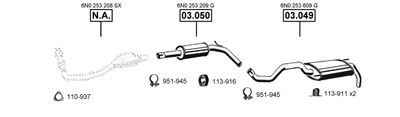 Изпускателна система ASMET VA034850