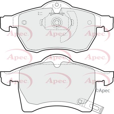 Brake Pad Set APEC PAD1023