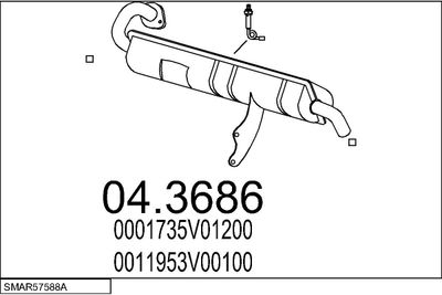 SISTEM DE ESAPAMENT MTS SMAR57588A017201