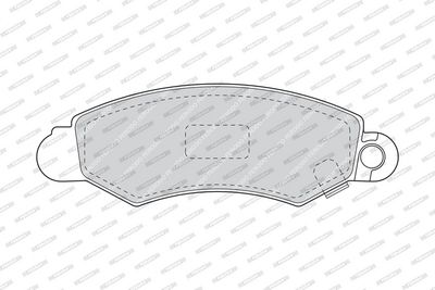 Remblokken set Voor , past: SUBARU JUSTY II, JUSTY III  SUZUKI SWIFT II 1.0-1.6 03.89-