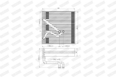 VERDAMPFER KLIMAANLAGE WALKER WEV00028 7