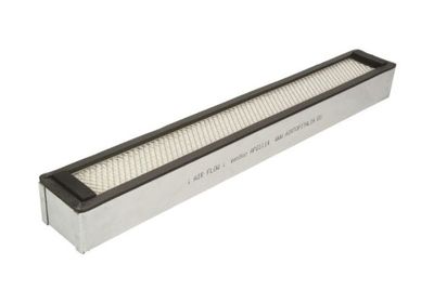Cabinefilter 530x70x58, patroon past: VALMET A 83, A 93, N143 VERSU, N163 VERSU, T133 H, T153 VERSU, T163 E VERSU, T183 VERSU, T213 VERSU  VALTRA A 65 2WD, A 65 4WD, A 72 4WD, A 75 2WD, A 75 4WD