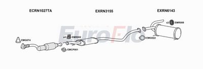Układ wydechowy EUROFLO RNKAN19D7011