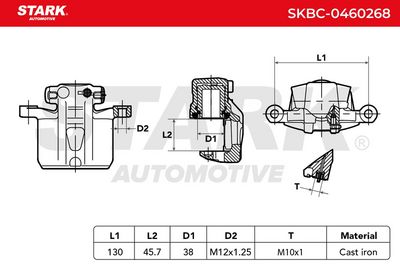 спирачен апарат STARK SKBC-0460268