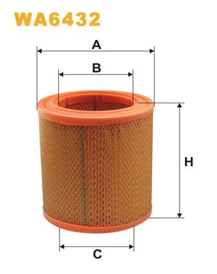 Воздушный фильтр WIX FILTERS WA6432 для WARTBURG 353