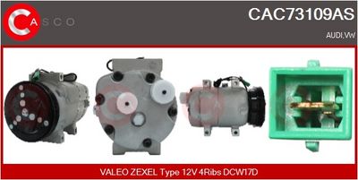 COMPRESOR CLIMATIZARE CASCO CAC73109AS