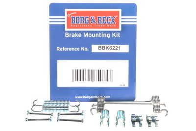комплект принадлежности, спирани челюсти BORG & BECK BBK6221