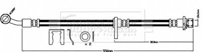 Brake Hose Borg & Beck BBH8229