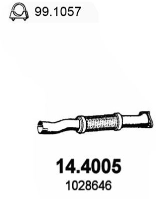 Výfuková trubka ASSO 14.4005