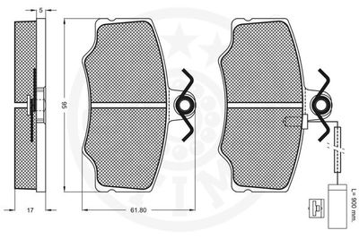 SET PLACUTE FRANA FRANA DISC OPTIMAL 9688 1