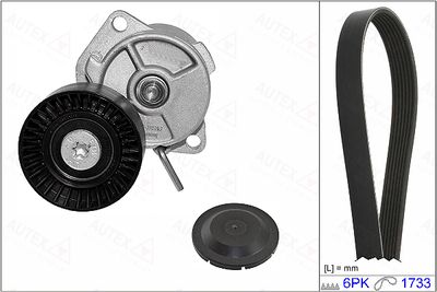 SET CUREA TRANSMISIE CU CANELURI
