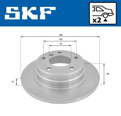 DISC FRANA SKF VKBD90466S2 1